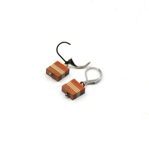 Boucles d'oreilles en bois