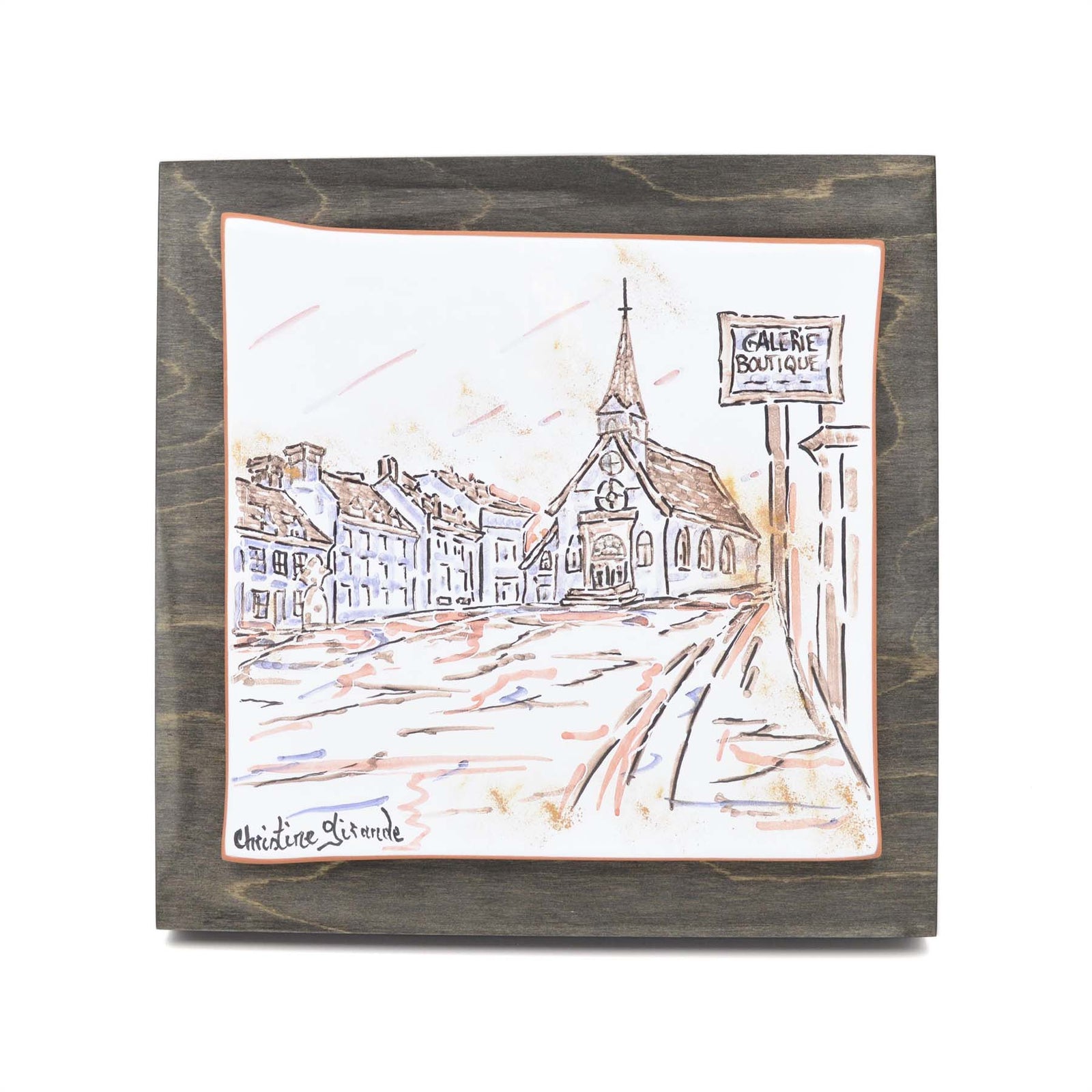 Tableau en céramique Place Royale