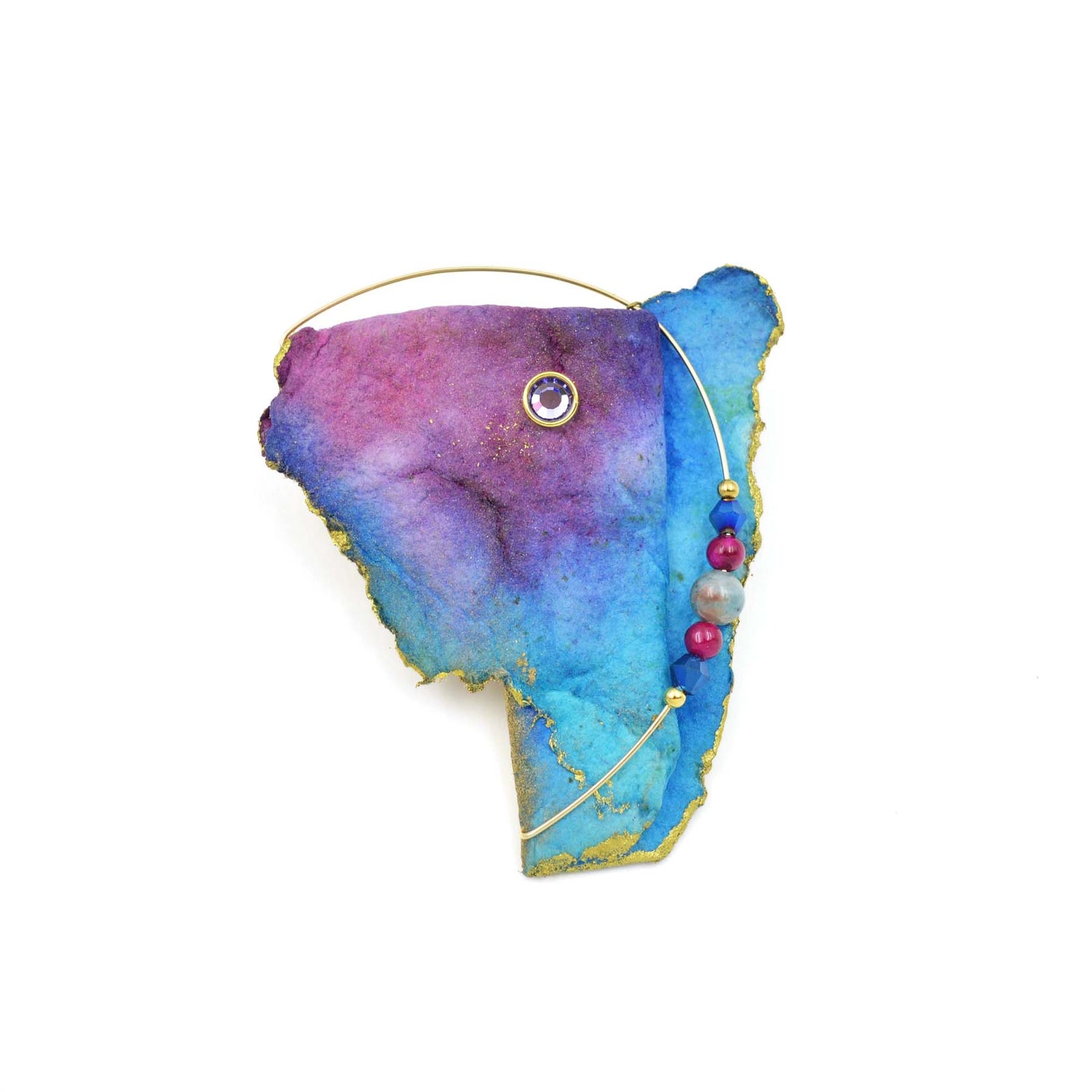 Broche en fibre de coton