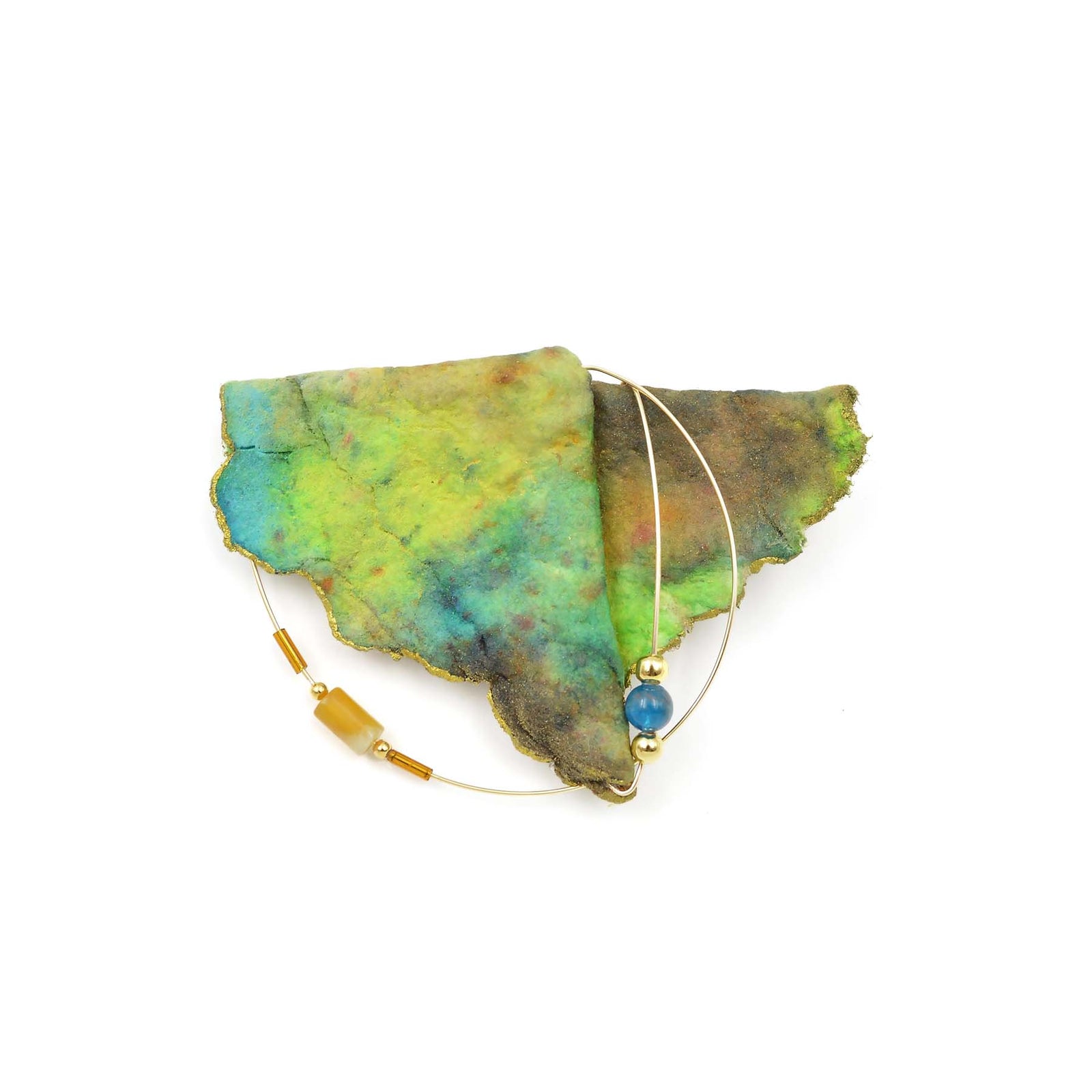 Broche en fibre de coton