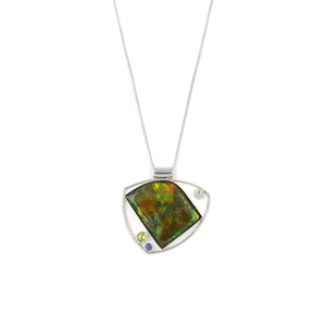 COLLIER AMMOLITE DU CANADA