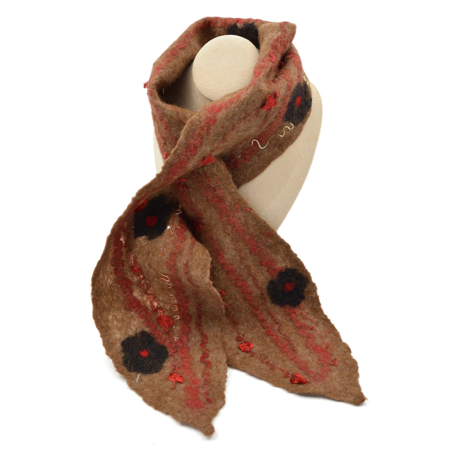 Écharpe en laine d'alpaga