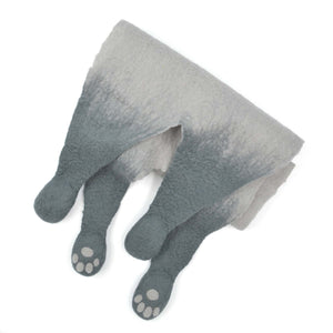 Écharpe pattes de chat