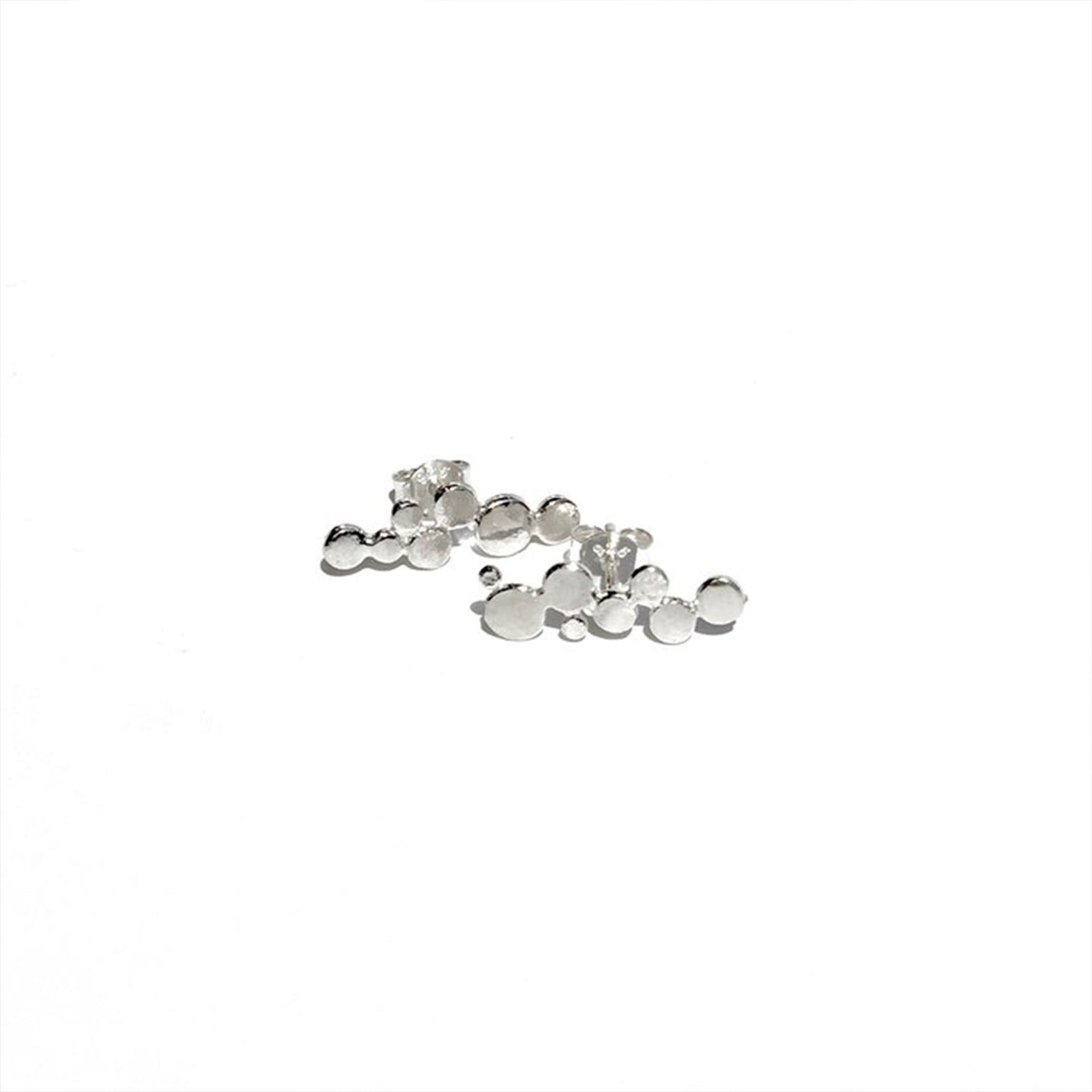 Boucles d'oreilles en argent bubles