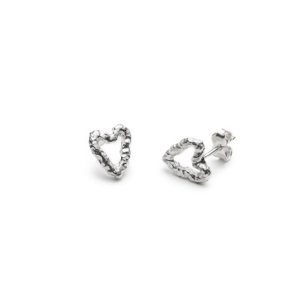 Boucles d'oreilles en argent Courage