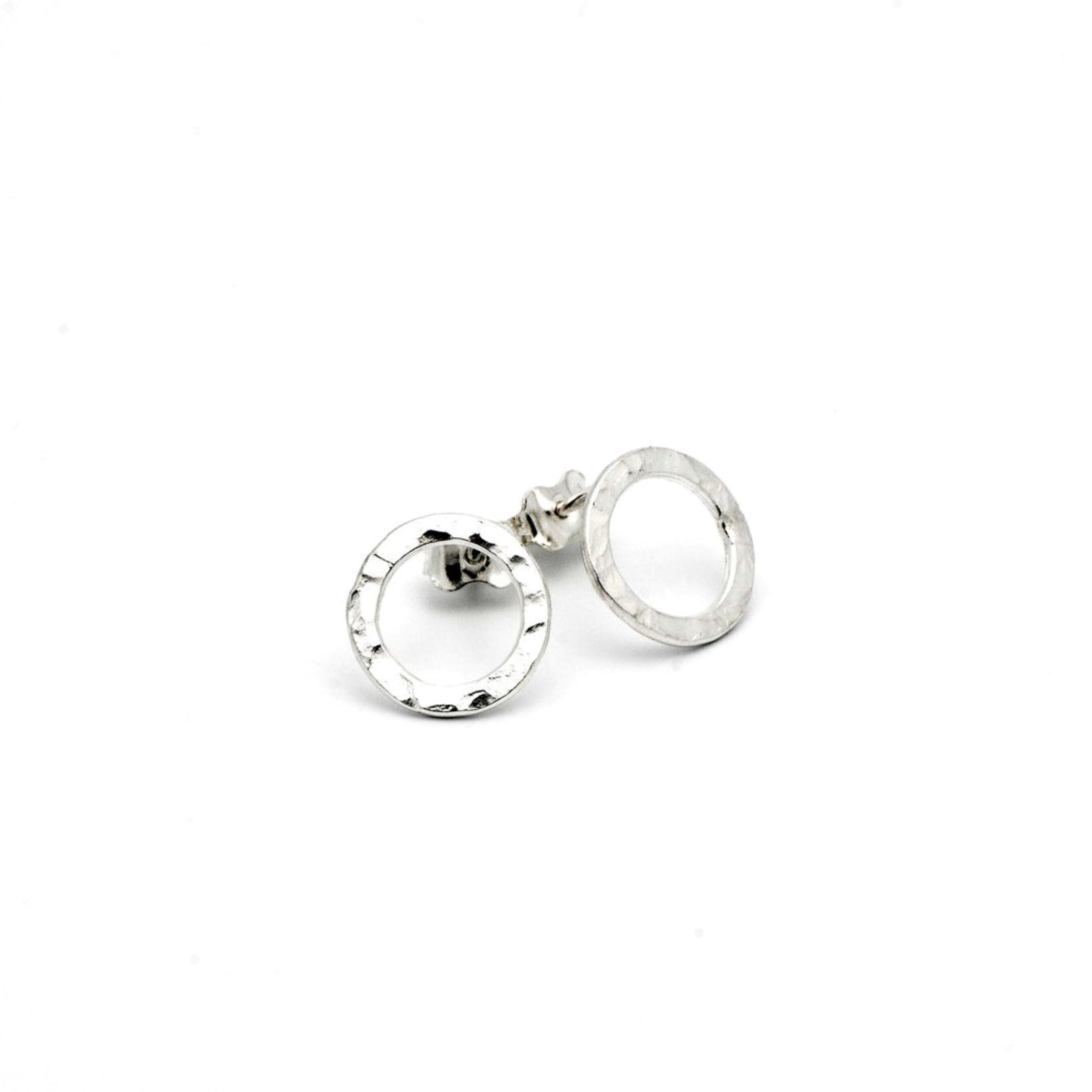 Boucles d'oreilles en argent petit cercle