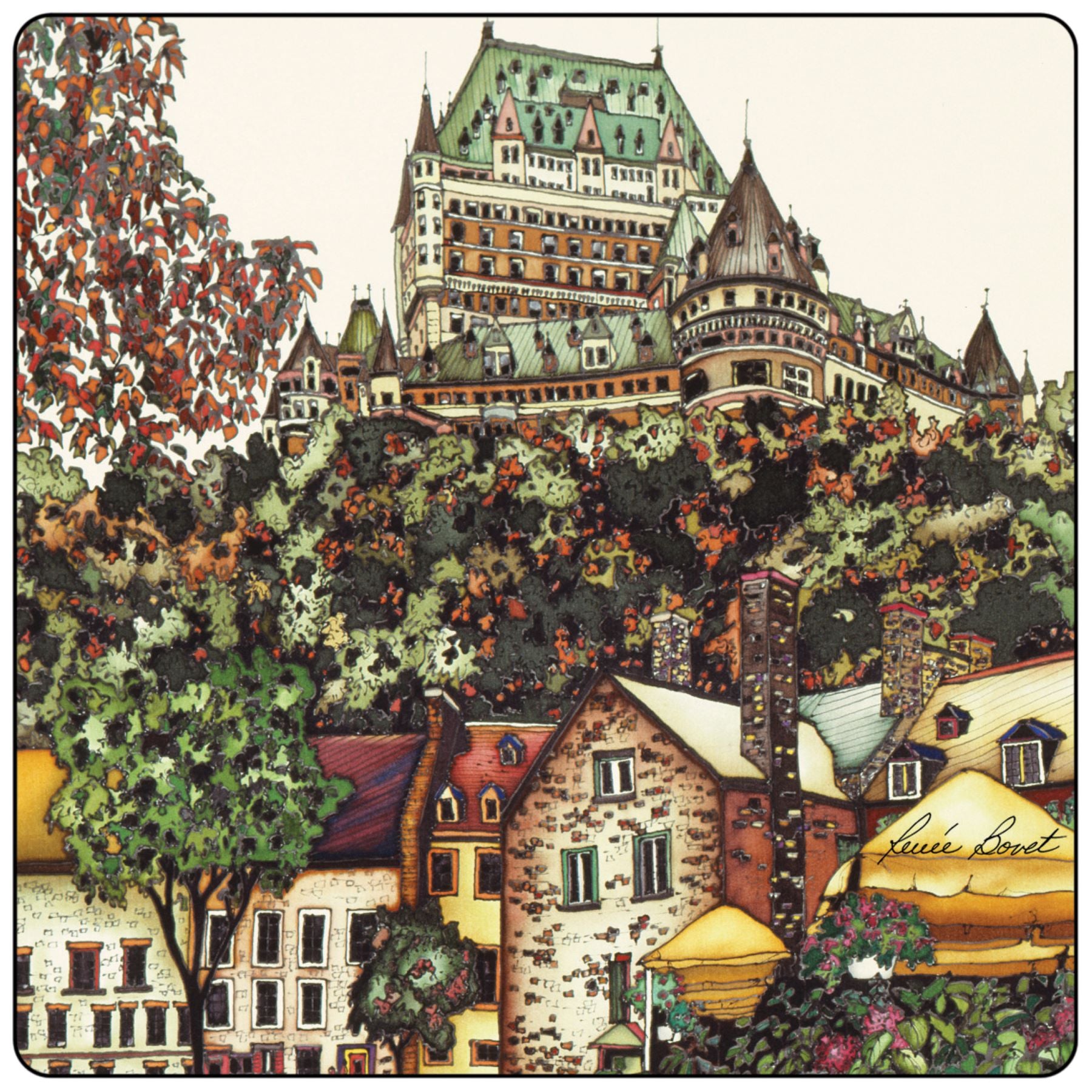 SOUS-VERRES CHÂTEAU FRONTENAC