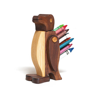Porte-crayons en bois - Animaux