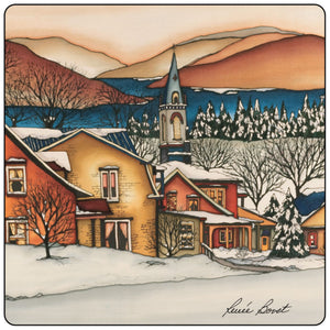 Ensemble de 4 sous-verres Hiver