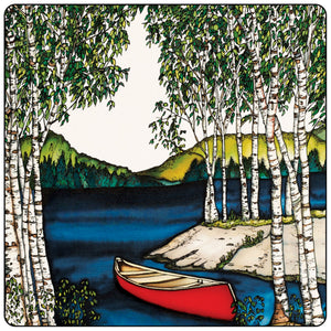 Ensemble de 4 sous-verres Nature