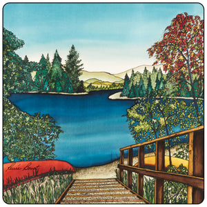 Ensemble de 4 sous-verres Nature